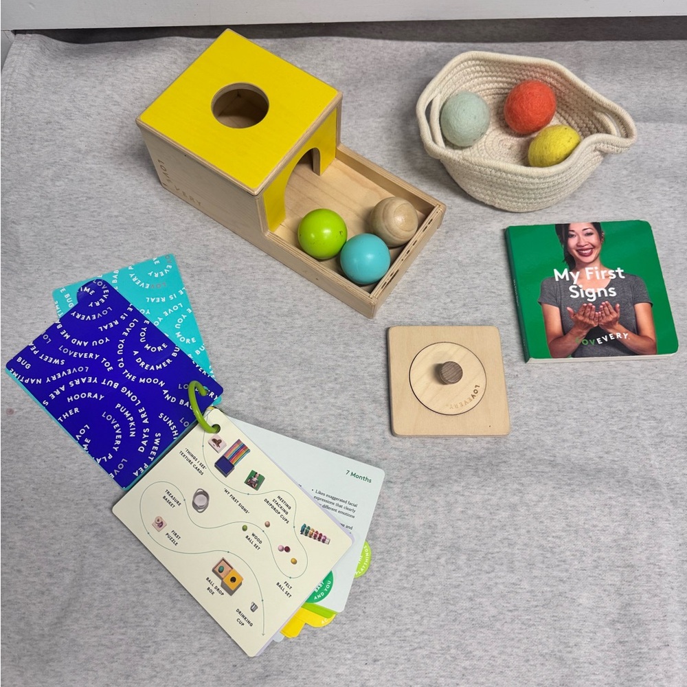 Lovevery “the inspector Playkit” (7-8 months2019 ) (PARTIAL KIT)
